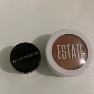 Bronzer and highlighter duo
